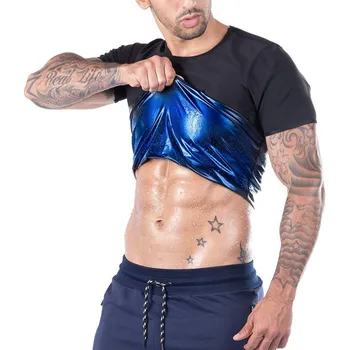 Men Shaperwear Sport T-Shirt Body Shaper Waist Trainer Sauna Thermo Sweat Cincher Corset Slimming Compression Workout Shirt 1