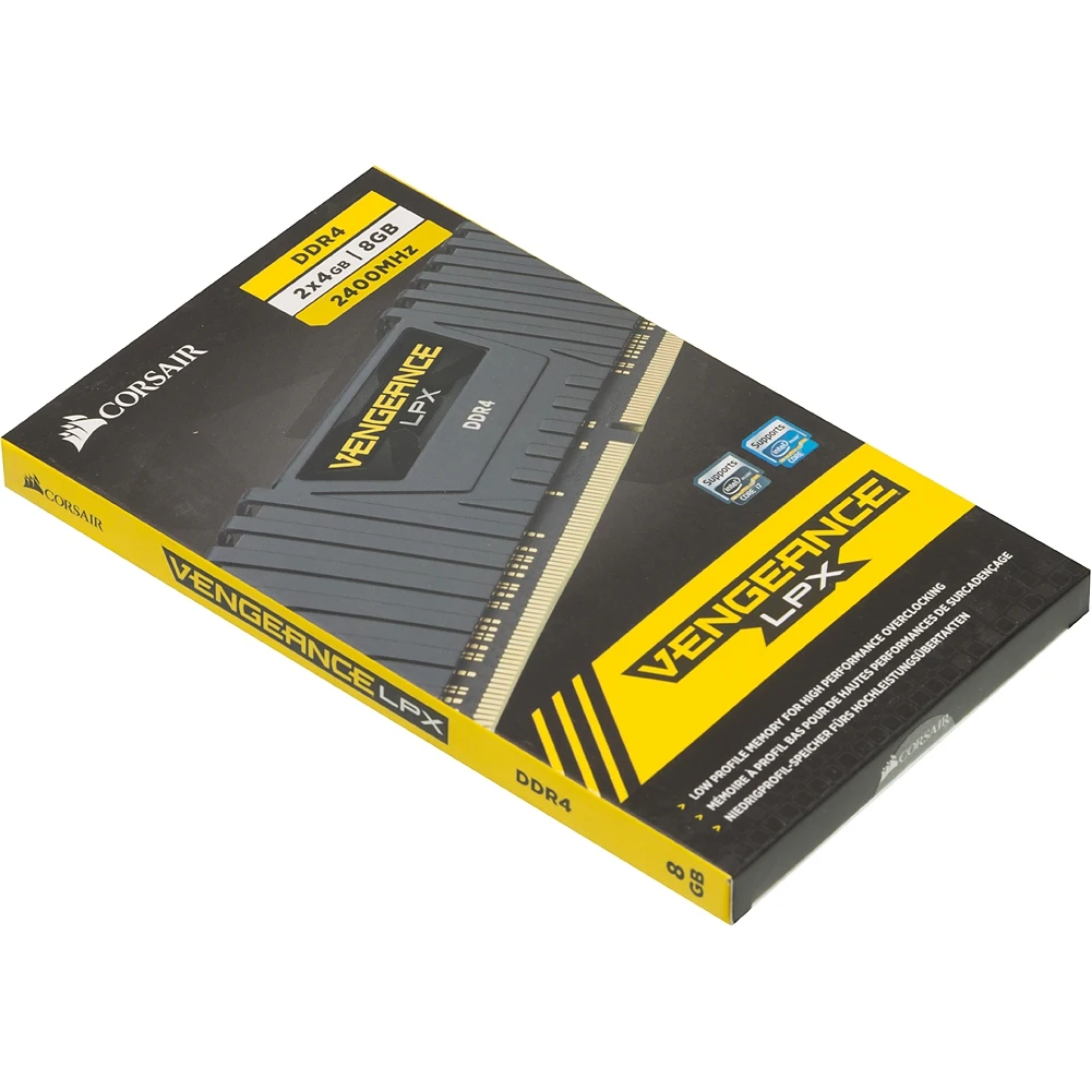 Память DDR4 2x4Gb 2400MHz Corsair CMK8GX4M2A2400C16 RTL PC4-19200 CL16 DIMM 288-pin 1.2В