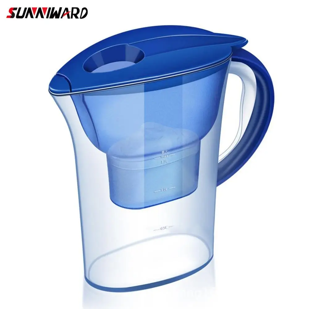 Water Filter Jug Kettle With Refill Filter Cartridge Activated Carbon