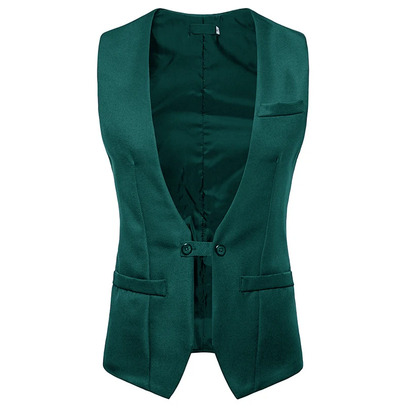 Men's Business Suit Vest Image 2