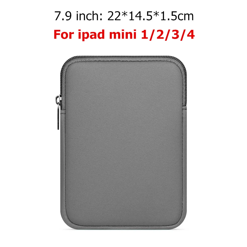 BinFul Прочный шерстяной войлок ручной портативный рукав сумка для планшета чехол для iPad Mini 1 2 3 4, для iPad Air 1 2 для Kindle - Цвет: grey 7.9 inch