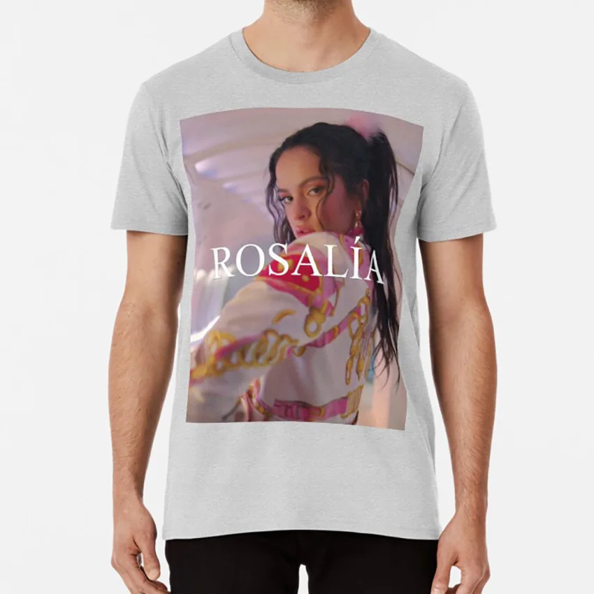 Розалия футболка rosalia Багдад неправильный хотите плохой рост - Цвет: Серый