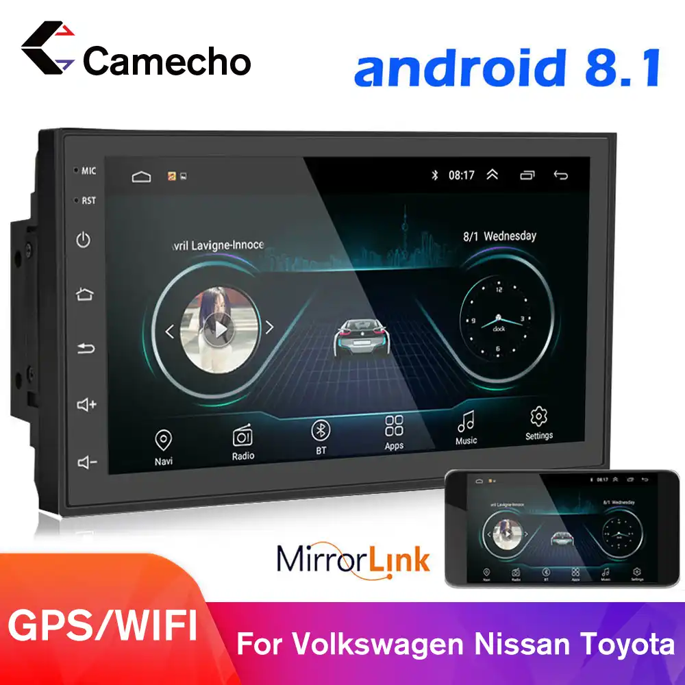 Camecho車のマルチメディアプレーヤーのandriod Gpsナビゲーション 2din Hd Autoradio Wifi Usb Fm 2 Din 7 カーオーディオラジオステレオバックアップmonito 車用マルチメディアプレーヤー Aliexpress