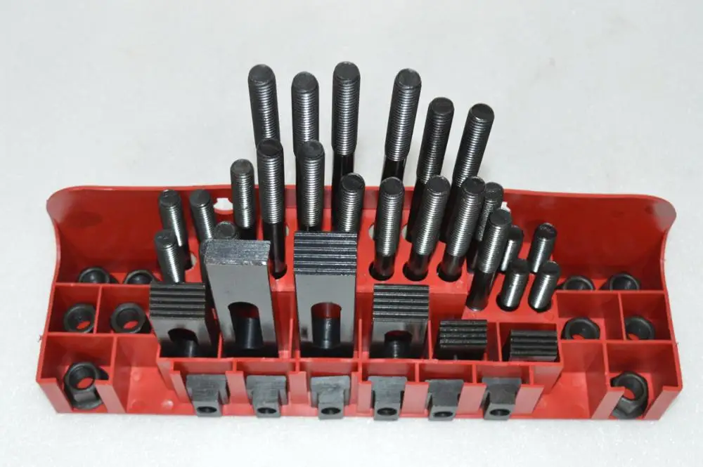 S45C Solid Steel Clamping Set 58pcs Mill Clamp Kit Vice Metex Milling Machine M12