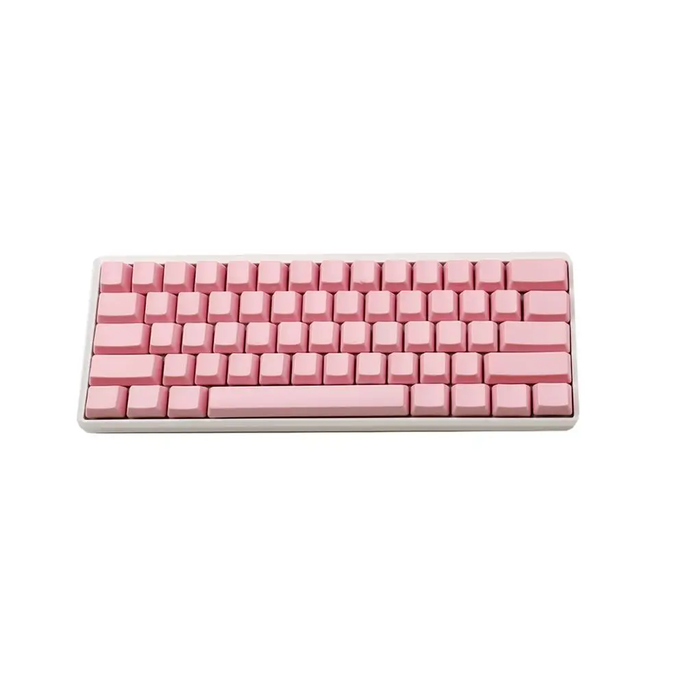 Белые Черные Серые зеленые пустые толстые клавиши PBT OEM профиль 62 ISO 61 ANSI колпачки