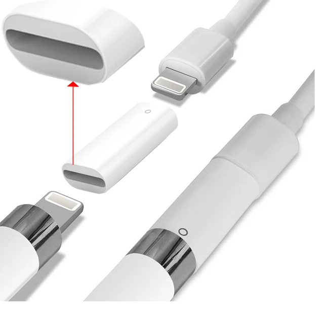 Mini Connecteur De Chargeur Pour Apple Pencil, Câble De Charge Pour Apple  Ipad Pro, Accessoires De Chargement Facile - Stylos Pour Tablette Tactile -  AliExpress