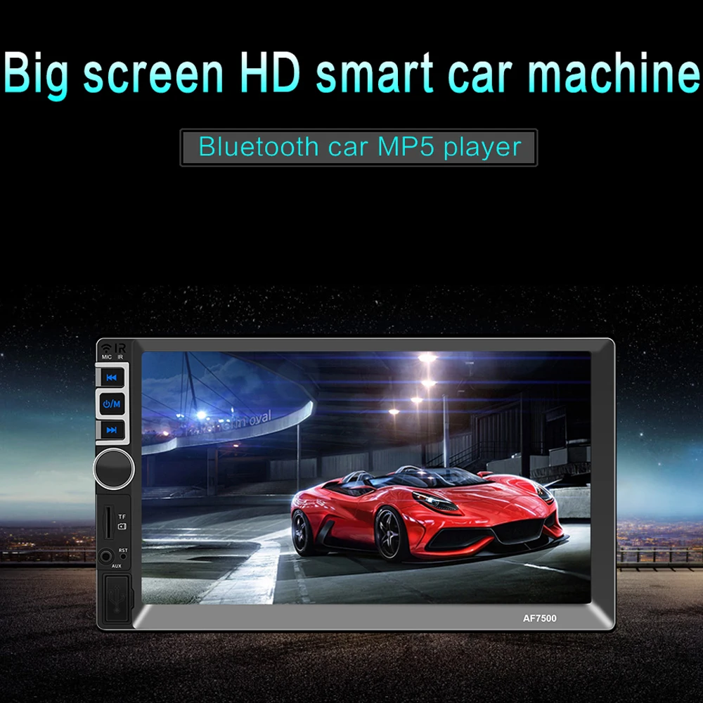 

Car MP5 Player Auto Media Player USB Bluetooth Audio Car Radio MP5 Player FM HD 7" Touch Screen Stereo Radio Car MP5 Speaker