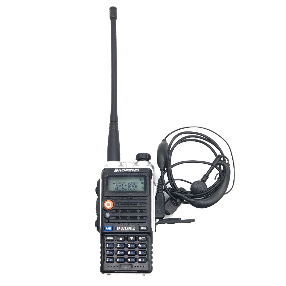 BaoFeng рация UVB2PLUS двухсторонняя радио обновленная версия baofeng UVB2PLUS 128CH 8 Вт VHF UHF 136-174 МГц и 400-520 МГц