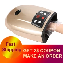 Heated Hand Massager Physiotherapy Equipment Pressotherapy Palm Massage Device Air Compression Finger Massager Apparatus