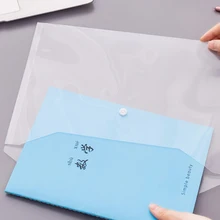 2 шт./компл. прозрачный A4 Сумка для документов папка для конверта Организатор хранения данных контейнер для бумаги канцелярские принадлежности