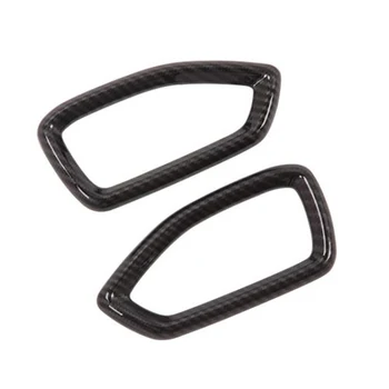 

Carbon Fiber Air Vent Outlet Cover Trim Front Air Conditioner Outlet Frame Car Accessories for Hyundai Santa Fe 2019+