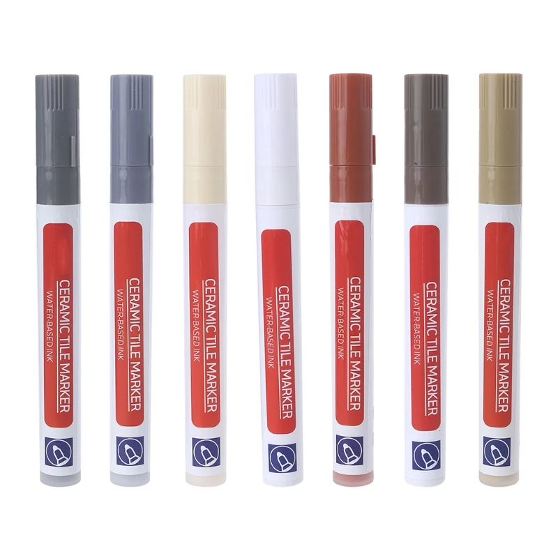 Tile Paint Marker Floor Paint Maker Grout Pen Tile Grout Colorant Non-toxic for All Types of Tiles