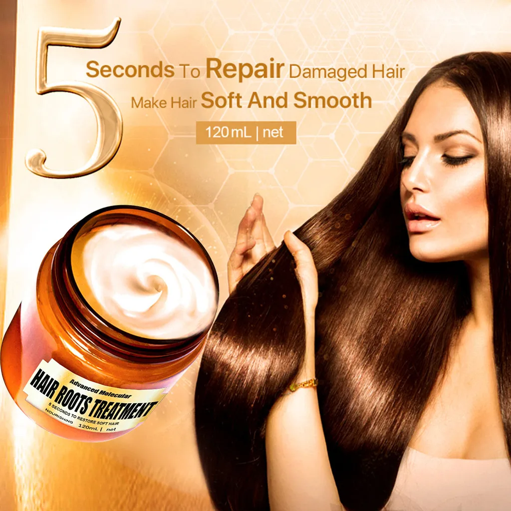 

120ML Hair Detoxifying Hair Mask Advanced Molecular Hair Roots Treatmen Recover Elasticity Hair for women