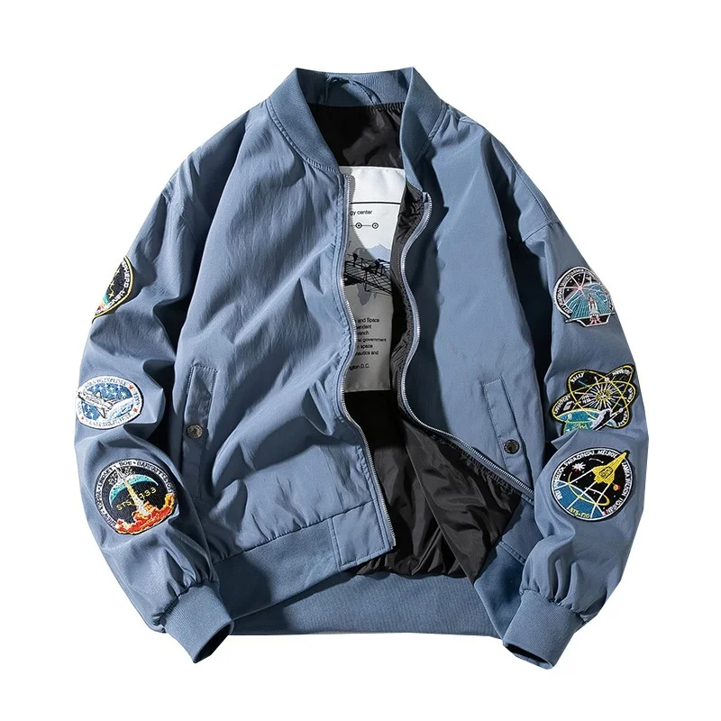 Mens Bomber Jackets New Streetwear Flight Pilot Jacket A106 | Мужская одежда