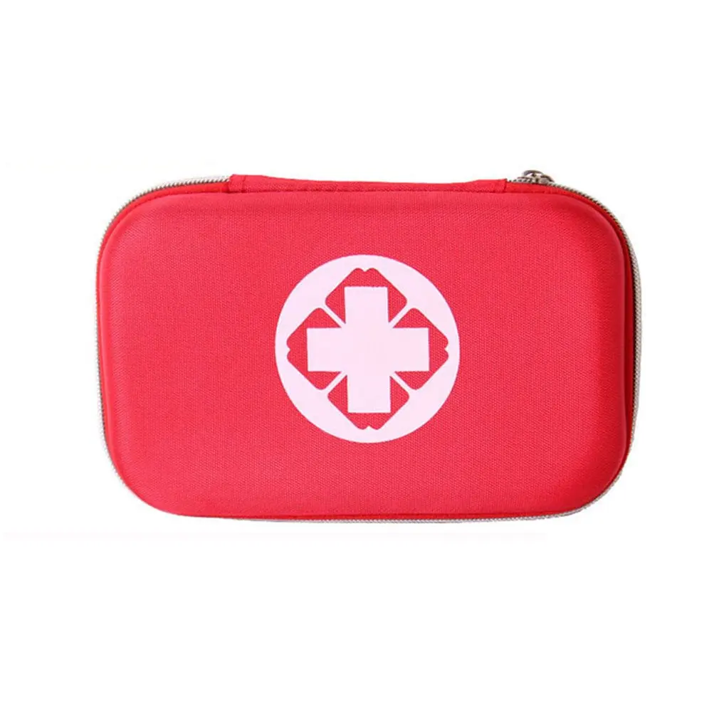 

Eva First Aid Kit 18 Pieces First Aid Kit Family Car Gift Field Shockproof Medical Bag Lifesaving Hard Shell