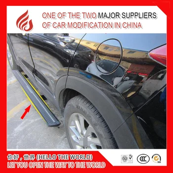 

High quality aluminium alloy Automatic scaling Electric pedal side step running board for IX35 2014 2015 2016 2017