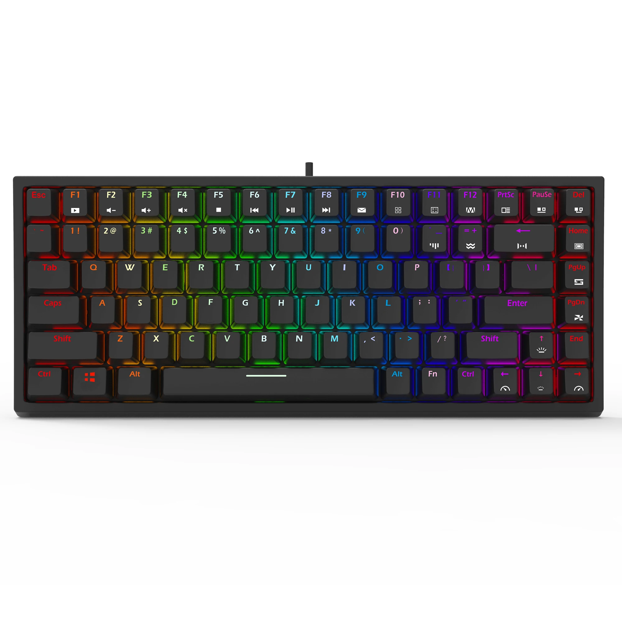 rgb, software led, teclado duplo, programa macro, azul, vermelho, marrom, preto