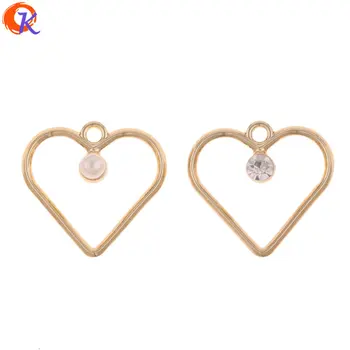 

Cordial Design 100Pcs 19*20MM Jewelry Accessories/Earrings Connectors/Heart Shape/DIY Jewelry Making/Hand Made/Earring Findings