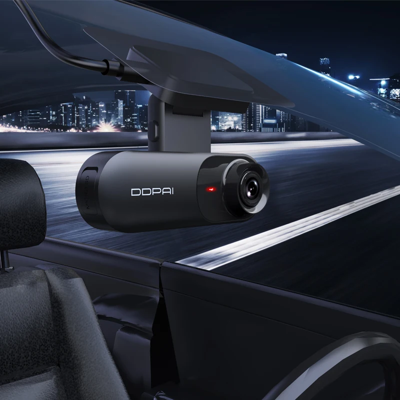 Original DDPai Mola N3 Dash Cam 1600P Speed & Coordinates GPS ADAS Car DVR Camera APP Control Auto Video Recorder 140 Wide Angle