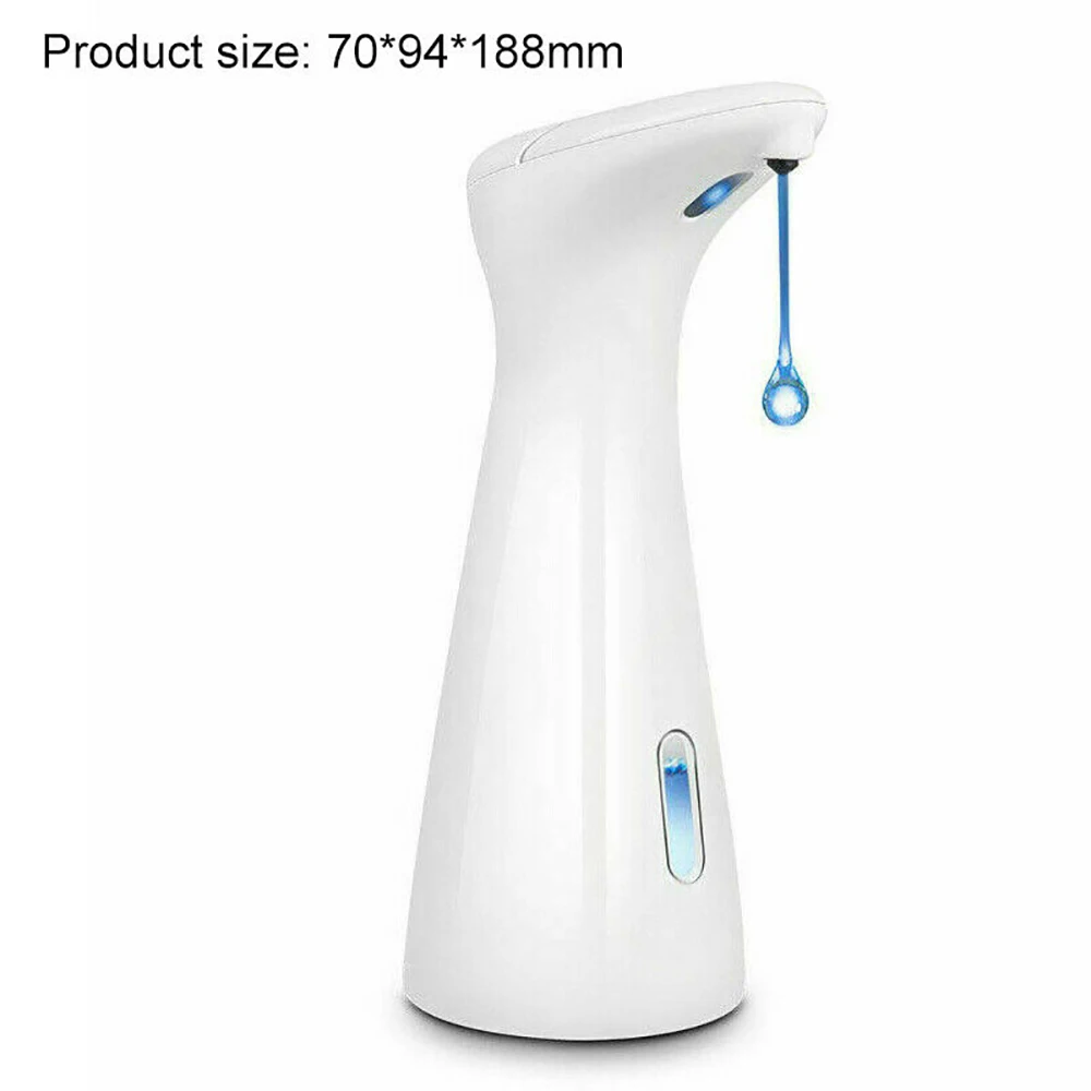 

200ML Automatic Soap Liquid Dispenser Smart Sensor Touchless Liquid Soap Holder Foaming Hand Washer Shampoo Dispenser Bathroom