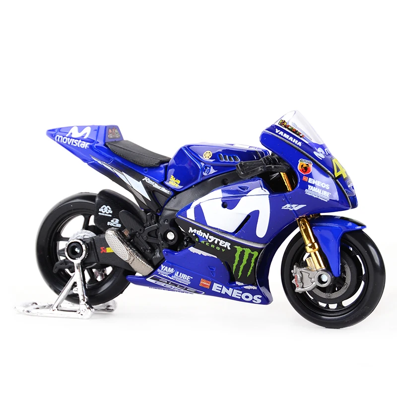 Maisto 1:18 GP гоночный Yamaha YZR M1 Заводская гоночная команда 46#25# Литая модель мотоцикла из сплава