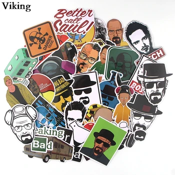 

10sets/lot Breaking Bad Sticker 34 Pcs/set Boss Stickers For Notebook Diary Sticker Luggage Laptop Skateboard Sticker G0465