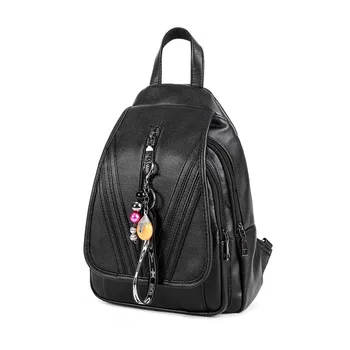 

2020 new women's simple casual backpack multi-function large-capacity backpack wild simple backpack