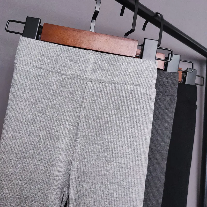 Kids Girls Pants High Waist Elasticity Skinny Wide-leg Spring Summer Children's Clothing girls pants kids pants girls trousers