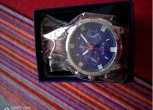 WLISTH-Relojes de pulsera de cuarzo para hombre, pulsera de acero inoxidable, resistente al agua, luminoso, con abertura para fecha, 30M
