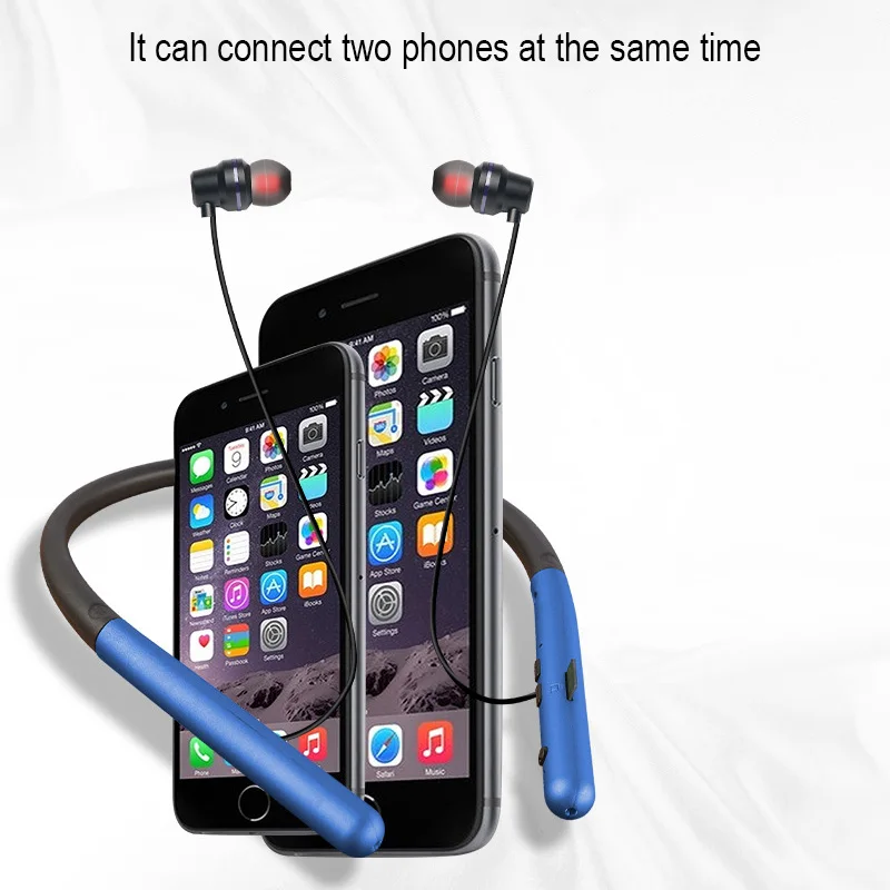 T25 New Wireless Bluetooth Headphone With Mic Support TF SD Card Magnetic Bluetooth 5 0 Earphone Stereo Bass Sport Headset