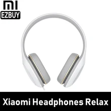 Оригинальные Xiaomi mi удобные наушники/расслабленная версия с mi c Xiao mi гарнитура шумоподавление стерео музыка HiFi наушники
