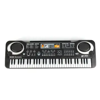 

61 Keys Black Digital Music Electronic Keyboard Electric Piano Children Gift US Plug Educational Toy Musical Instrument