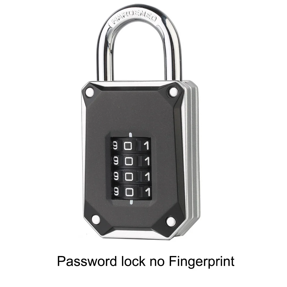 password Портативный Умный Замок для отпечатков пальцев, Электрический биометрический дверной замок, USB Перезаряжаемый IP65 Водонепроницаемый домашний дверной мешок, чехол для багажа, замок - Color: password