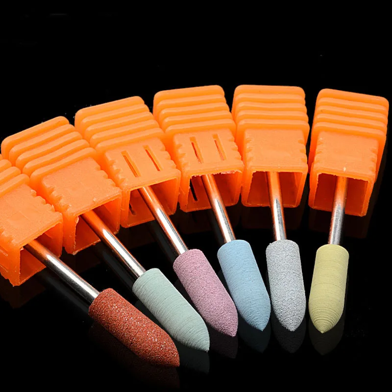 

MANDISA 1Pc Rubber Silicone Nail Drill Bit Milling Cutter For Manicure Pedicure Rotary Grinder Cuticle Foot Polishing Tools