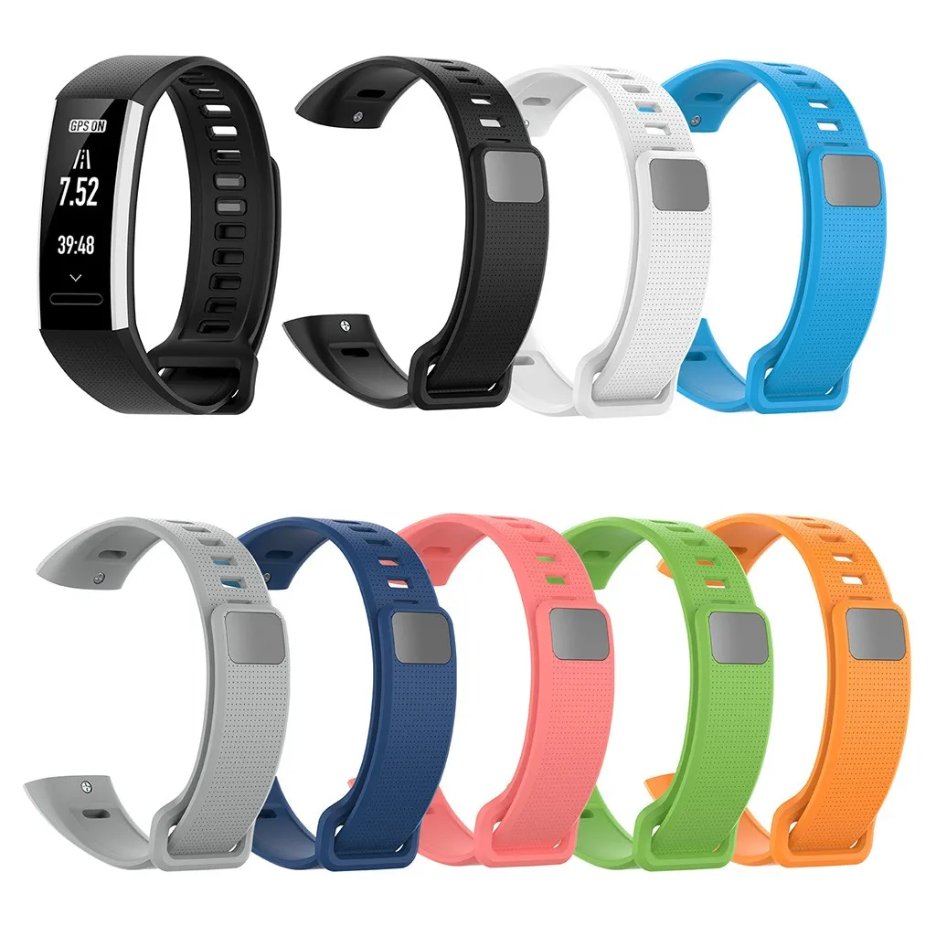 

Silicone Strap For Huawei Band 2/Band 2 pro Bracelet Solid Color band2 2pro Watchbands Wristbands Replacement Bands