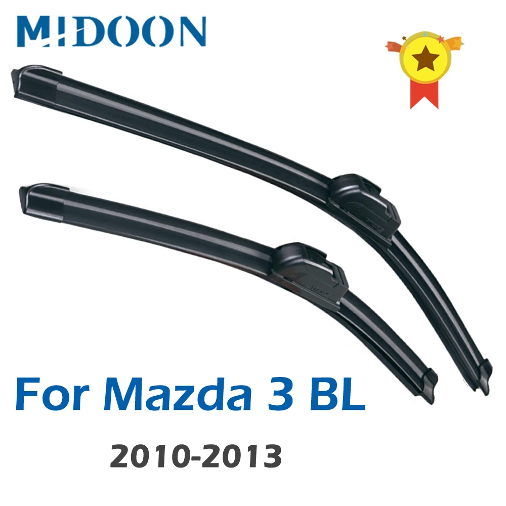 MIDOON Wiper Front Blades For Mazda3 BL MK2 2010 2011 2012 2013 Windshield Windscreen Window 24&quot+19&quot | Автомобили и