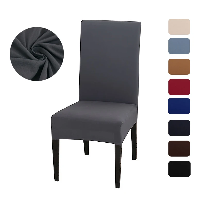 Твердый эластичный Чехол для стула чехол кухонного сиденья съемные чехлы