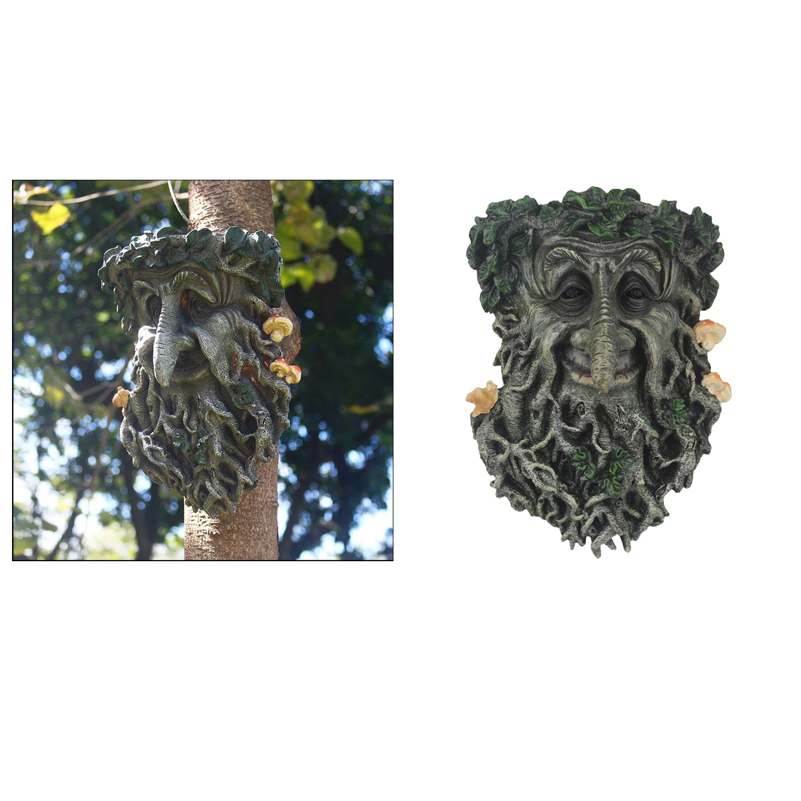 

Tree Face Garden Decorations, Old Man Tree Huggers Tree Sculptures Outdoor Yard Art Garden Statues Decoration