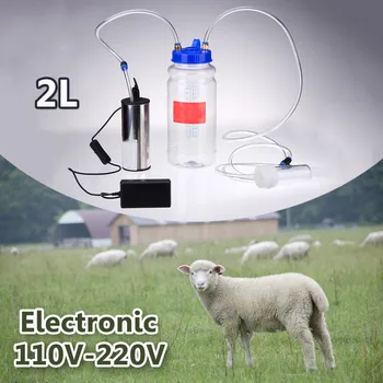 

2L Electric Milking Machine for Cattle Goat Cow Milker Bucket Stainless Steel Vacuum Pump Farm Livestock Tool 110v 220v