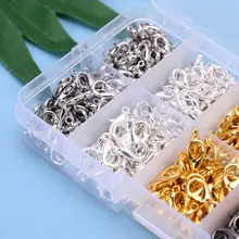 500 шт. мини-застежка-карабин из сплава DIY кисточка брелок Подвеска Ожерелье Браслет Ювелирный инструмент ручной работы аксессуар для рукоделия RXJD