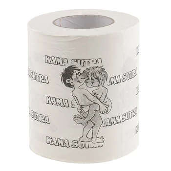 

Kamasutra toilet paper funny pattern joke funny gift bathroom novelty Sexy creative toilet paper 50g small tissue Free shipping