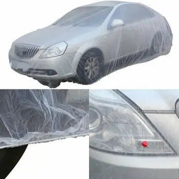 

Exterior Car Cover Outdoor Waterproof Transparent Plastic Cover Car Rain Covers Full Car Covers