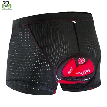 

WOSAWE 2020 Upgrade Cycling Shorts Cycling Underwear Pro 5D Gel Pad Shockproof Cycling Underpant Bicycle Shorts Bike Underwear