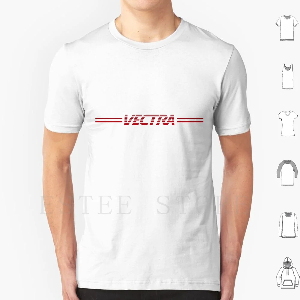 Vectra 80S-Style 'Backflash' Logo T Shirt Cotton Men Diy Print Vauxhall Opel Vectra Cavalier Sri Redtop Ascona Astra Nova