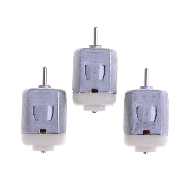3Pcs Miniature DC Motor DIY Toy 130 Small Electric Motor 3V to 6V Low Voltage