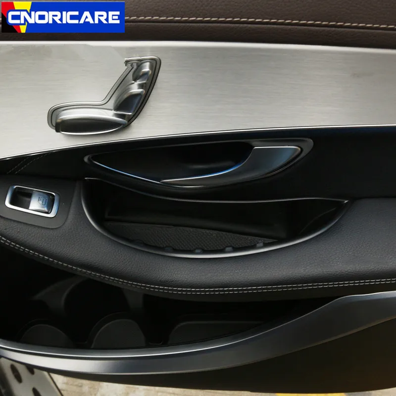 Подлокотник для двери автомобиля коробка хранения украшение Mercedes Benz C класса W205