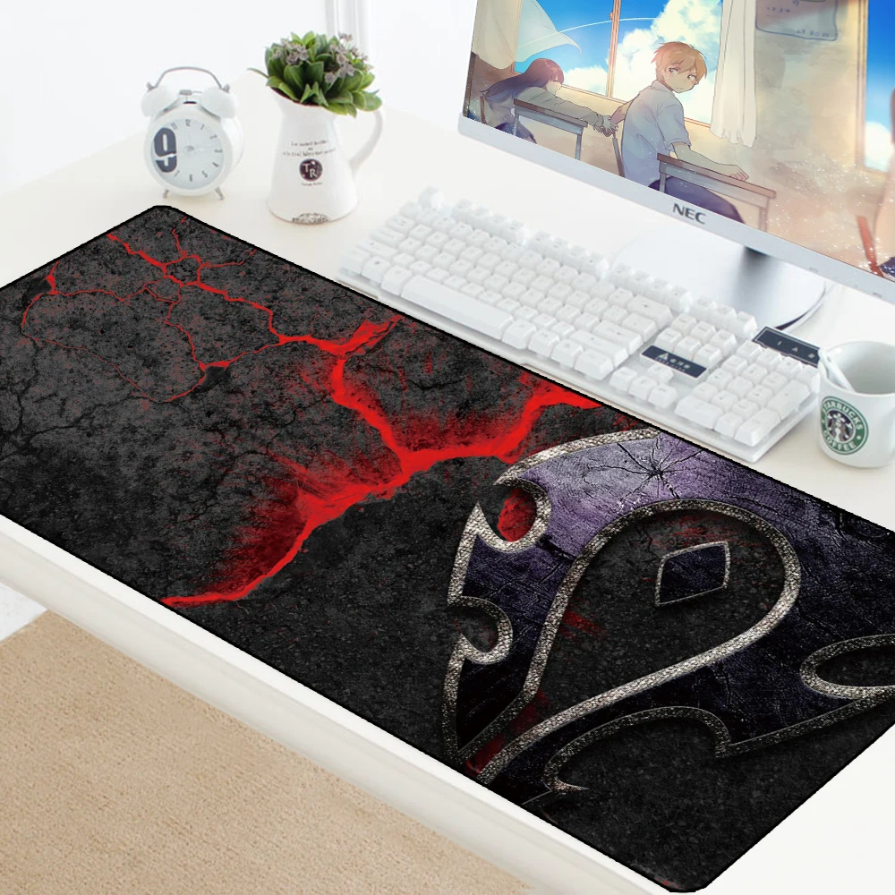 World of Warcraft Gaming Mouse pad Speed Locking Edge Large Natural Rubber Waterproof Game Desk Mou