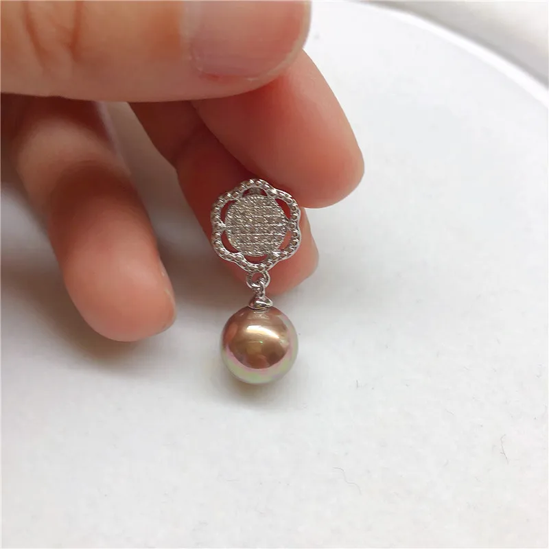 

Посеребренные подвесные крепления, базовые крепления, комплектующие для ювелирных изделий, детали для жемчуга, нефритовых бусин, камней, кристаллов, 10 шт./лот