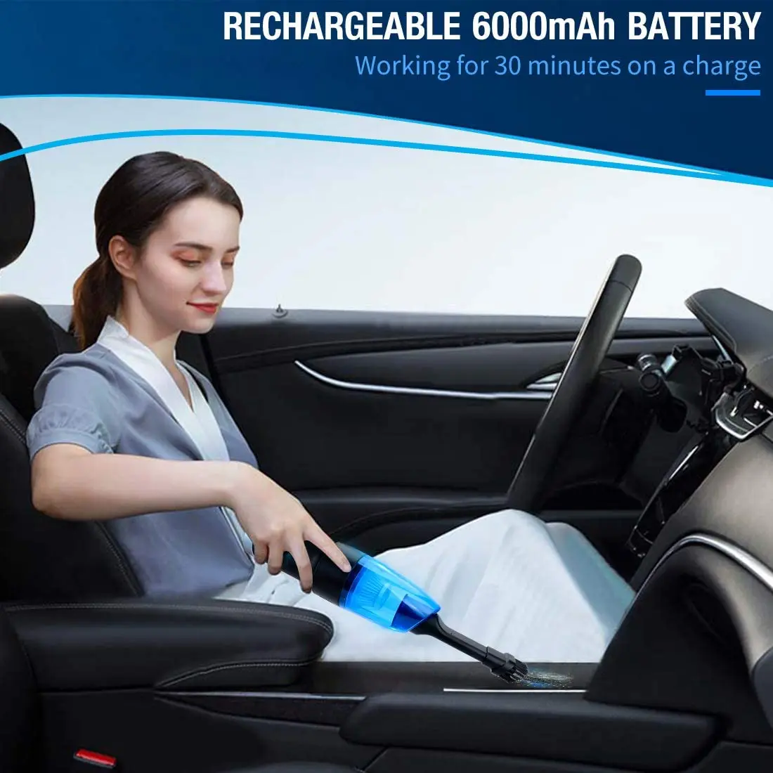 Модернизированный беспроводной Электрический Сжатый воздух Duster Blower & Vacuum 2 в 1