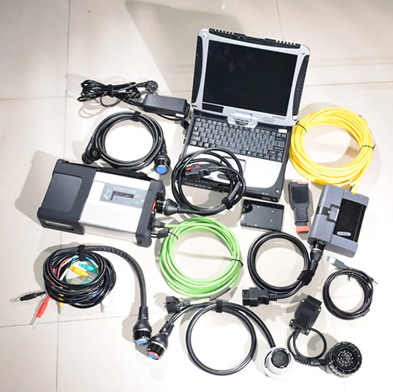 

mb star c5 for bmw icom a2 2IN1 ssd 1tb 2019.07 software with laptop cf-19 i5 4g diagnostic tool ready to use